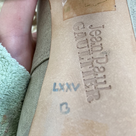 Jean Paul Gaultier, used, lace up heels - Picture 4 of 4